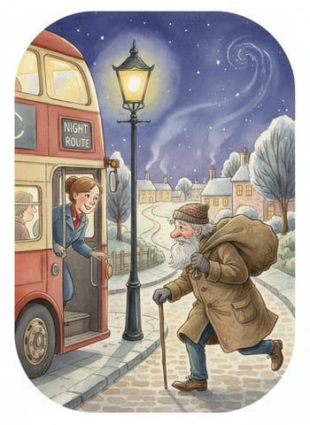 Cover of The Bus Driver Who Waited