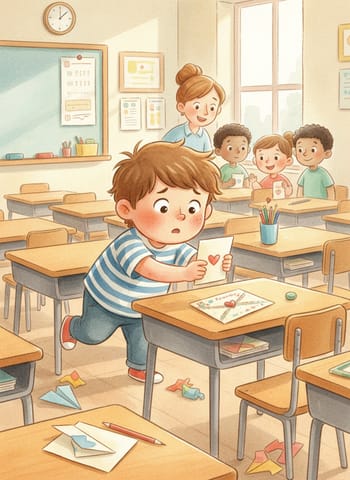 Portada de The Card on the Wrong Desk