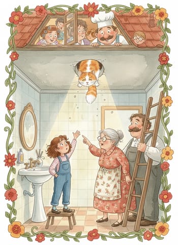 Portada de The Cat in the Ceiling
