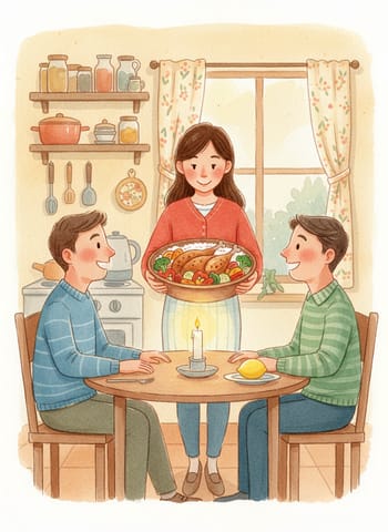 Portada de The Dinner for Two Guests