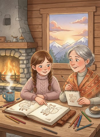 Cover of The Drawing in the Hut Guestbook