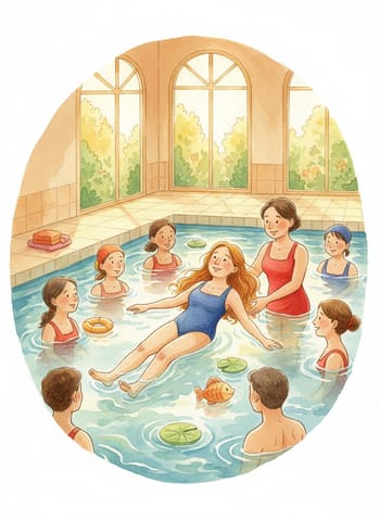 Ảnh bìa The First Swimming Lesson