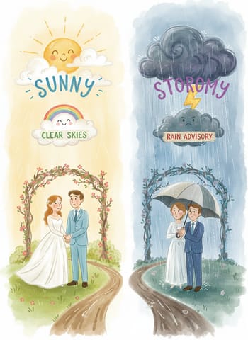 Portada de The Forecast for the Wedding