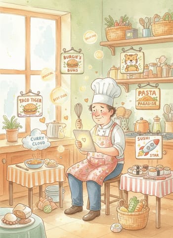 Ảnh bìa The Kitchen with Six Names