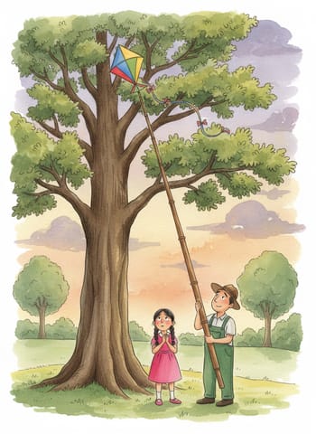 Portada de The Kite in the Tall Tree