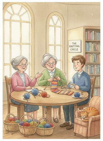 Portada de The Knitting Circle
