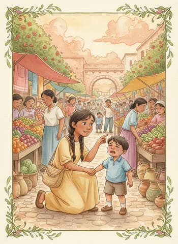 Cover of The Lost Child at the Market