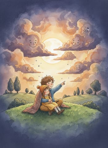Cover of The Moon Behind the Clouds