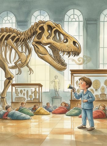 Portada de The Museum Sleepover