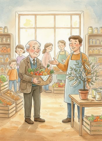 Cover of The Proud Man at the Food Bank