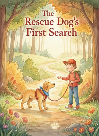 Portada de The Rescue Dog's First Search