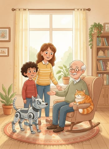 Cover of The Robot Dog for Grandpa