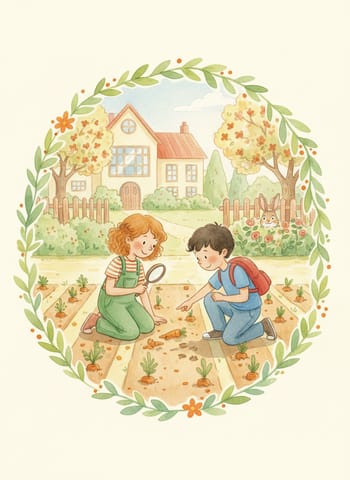 Portada de The School Garden Carrots