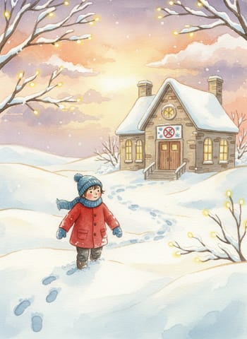 Portada de The Snow Day Walk