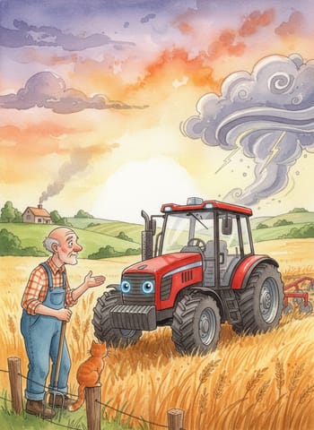 Portada de The Tractor That Drives Itself