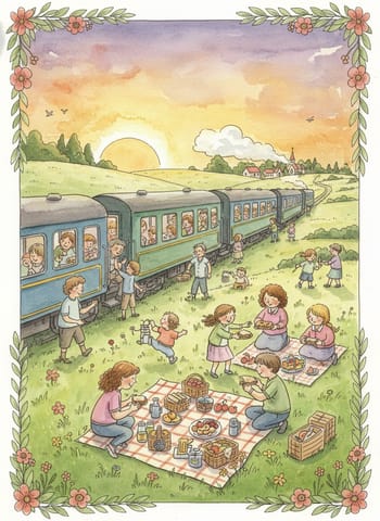 Cover of The Train That Stopped in a Field