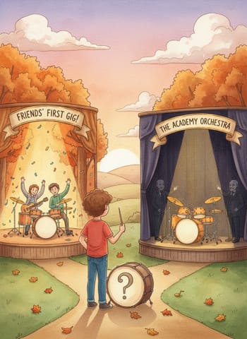 Portada de Two Bands, One Drummer