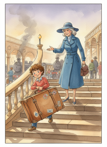 Helping with a Heavy Suitcase
