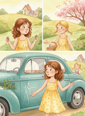 The Borrowed Car Scratch