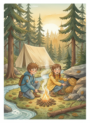 The Campfire That Took Three Tries