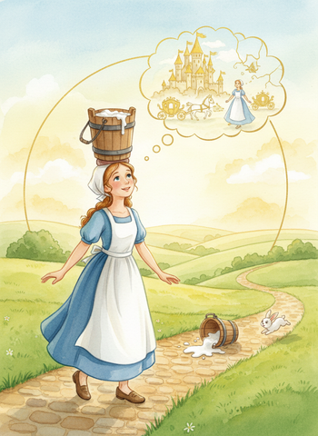 The Dairy-Woman and the Pail of Milk