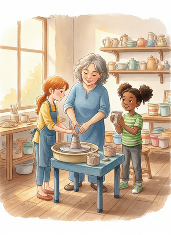 The First Day of Pottery Class