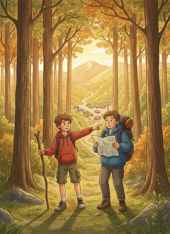 The Hiker Off the Trail