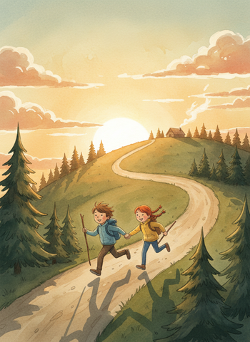 The Late Start Up the Hill