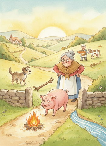 The Little Old Woman and Her Pig