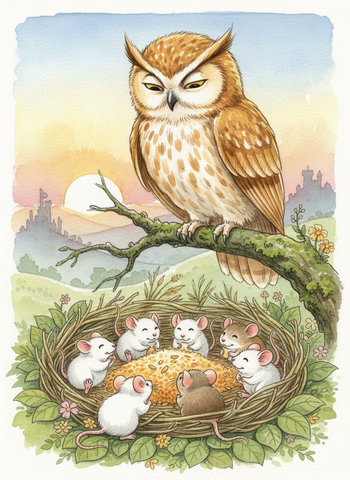The Mice and the Screech-Owl