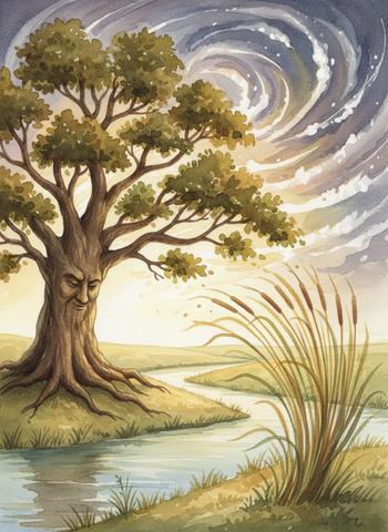 The Oak and the Reeds