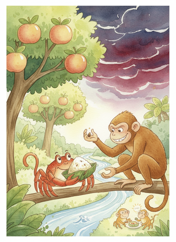 The Quarrel of the Monkey and the Crab