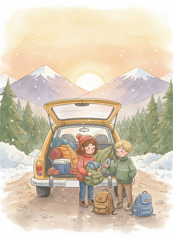 Two Bags for the Mountain Trip